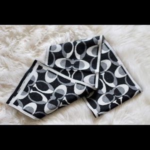 PRICE REDUCED! Coach Scarf with Signature Emblem